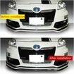 Front Lip ,HengJia Auto Parts 2.5m/8.2ft Car carbon fiber front lip (Carbon black)