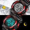 Kids Watch,Boys Watch for 3-15 Year Old Boys,Digital Sport Outdoor Multifunctional Chronograph LED 50 M Waterproof