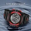 Kids Watch,Boys Watch for 3-15 Year Old Boys,Digital Sport Outdoor Multifunctional Chronograph LED 50 M Waterproof