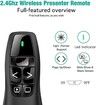 Presentation Clicker Pointer, 328FT Wireless Presenter Remote PPT PowerPoint Clicker for Mac, Laptop,