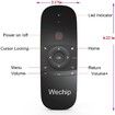 W1 Remote 2.4G Wireless Keyboard Multifunctional Remote Control for Nvidia Shield/Android TV Box/PC/Projector/HTPC