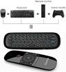 W1 Remote 2.4G Wireless Keyboard Multifunctional Remote Control for Nvidia Shield/Android TV Box/PC/Projector/HTPC