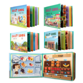 Busy Book Montessori Toys Educational Quiet Book Velcro Activity Busy Board Learning Toys For Kids Christmas Gifts random sent