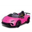 Lamborghini Performante Kids Electric Ride On Car Remote Control by Kahuna - Pink