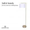 Sarantino 90-Degree Modern Arc Floor Lamp