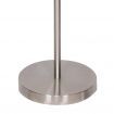 Sarantino Brushed Nickel Height-Adjustable Metal Floor Lamp