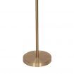 Sarantino Brushed Gold Height-Adjustable Metal Floor Lamp