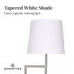 Sarantino Nickel Metal Arc Floor Lamp