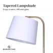 Sarantino Floor Lamp with Metal End Table