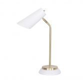 Sarantino White/Brass Table Lamp