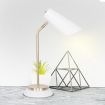 Sarantino White/Brass Table Lamp