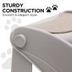 Furtastic 38cm Foldable Pet Stairs Ramp - Grey