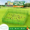 Chicken Fence Hen Poultry Coop Farm Runs Mesh Cage Net Habitat Safe House Turkey Breeding Pen 1.15m x 50m
