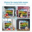 Kids Toy Box Bookshelf Organiser Storage Rack Display Shelf 16 Plastic Bins Drawers Unit Multicolour Kidbot