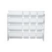 Kids Toy Box Organiser Bookshelf Storage Rack Display Shelf 4 Tier 16 Plastic Bins Drawers Unit White Kidbot 