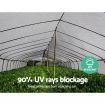 Instahut 90% Shade Cloth 3.66x30m Shadecloth Wide Heavy Duty White