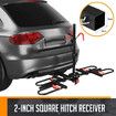 2 Ebike Rack Electric Bicycle Carrier Hitch Rear Platform for Car SUV Foldable 2 Inch Hitch Receiver Steel 100Kg