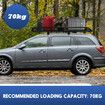 Roof Rack Basket Luggage Carrier Universal Cargo Storage Holder for Car SUV Aluminium