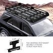 Roof Rack Basket Luggage Carrier Universal Cargo Storage Holder for Car SUV Aluminium