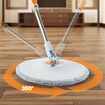 Magic Spin Mop Bucket Set Microfibre Floor Clean Water Sewage Separation 2 Mop Pads Wet Dry Use