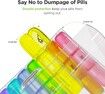 Weekly Pill Organizer 3-Times-A-Day,Portable 7 Day Pill Box Case with Large Separate Compartments to Hold Medication,Vitamins,Fish Oil and Supplements