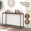 Black Console Table Sofa Hallway Entryway Entrance Side End Display Plant Stand TV Shelf Living Room Furniture 120CM