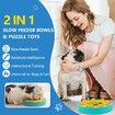 Cat Dog Pet Enrichment Toys IQ Training and Brain Stimulation Interactive Mentally Stimulating Treat Dispensing Toys