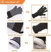 Oven Gloves Heat Resistant Gloves,Cut-Resistant Grill Gloves,Non-Slip Silicone BBQ Gloves,Oven Mitts,Smoker,Barbecue,Grilling