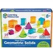 Learning Resources View-Thru Geometric Solids, Geometry Helper, 14 Pieces, Ages 8 and Up