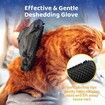 Pet Hair Remover Glove Gentle Pet Grooming Glove Brush Deshedding Glove Massage Mitt 1 Pack (Left & Right Hand)