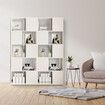 White Bookshelf Bookcase Shelving Unit Display Shelf Storage Rack Shelves Stand Cabinet 5 Tier Luxsuite 