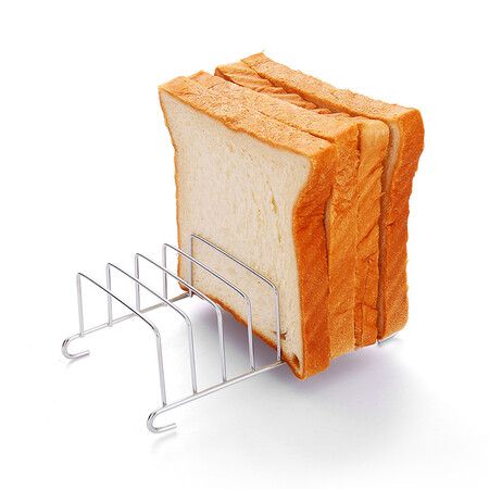 Toast Bread Rack Nonstick Bread Holder Rectangle Support Air Fryer Accessories Organizer Kitchen Supplies