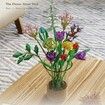 Flowers Bouquet Set Building Kit, Ideas Flower Bouquet Gifts for Adults (999 Pieces)