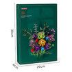 Flowers Bouquet Set Building Kit, Ideas Flower Bouquet Gifts for Adults (999 Pieces)