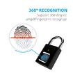 Fingerprint Keyless USB charging door lock zinc alloy metal password hassel-free Elderly Aid Col.black