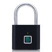 Fingerprint Keyless USB charging door lock zinc alloy metal password hassel-free Elderly Aid Col.black