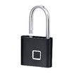 Fingerprint Keyless USB charging door lock zinc alloy metal password hassel-free Elderly Aid Col.black