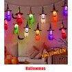 Halloween Flying Witch Hats Lights String Wizard Hat With Colorful Waterproof Led Lights For Halloween Party Decoration