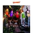 Halloween Flying Witch Hats Lights String Wizard Hat With Colorful Waterproof Led Lights For Halloween Party Decoration