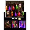 Halloween Flying Witch Hats Lights String Wizard Hat With Colorful Waterproof Led Lights For Halloween Party Decoration