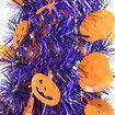 1.5m Tinsel Halloween Tree Sequins Party Indoor Outdoor Green Spider