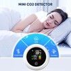 Mini CO2 Detector, Aiment 3 in 1 Lightweight Carbon Dioxide Detector Air Quality Monitor for Home Indoor Office Anywhere You Can Use