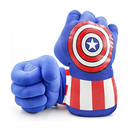 Kids Superhero Gloves Boxing Plush Hands Fists Gloves Toys