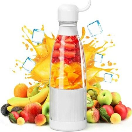 Personal Size Blender, Portable Blender for Shakes and Smoothies, USB Rechargeables(White)