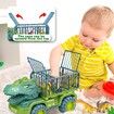 Transport Dinosaur Playset Truck Toys Oversized Monster Prehistoric Adventure 15 Models Educational Gift Figures Children Ages 3+