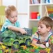 Transport Dinosaur Playset Truck Toys Oversized Monster Prehistoric Adventure 15 Models Educational Gift Figures Children Ages 3+