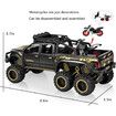 F-150 Refitted Toy Truck Off-Road Model 1/28 Scale Diecast Metal Toy Truck (Black)