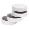 Multifunctional Round Four Layers Jewelry Storage Box Organizer with Lid Necklace Storage Box