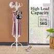 Tree Style Wooden Clothing Rack Coat Stand Hat Bag Garment Hanger Umbrella Holder 12 Hooks – Walnut