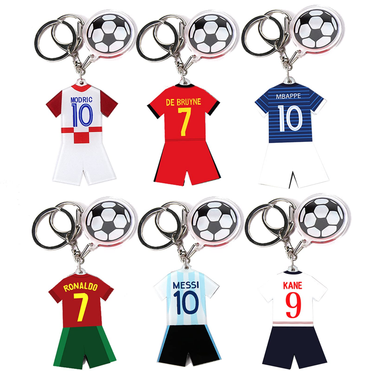 Soccer Jersey Keychains Qatar 2022 World Cup Keychain Party Favors ...